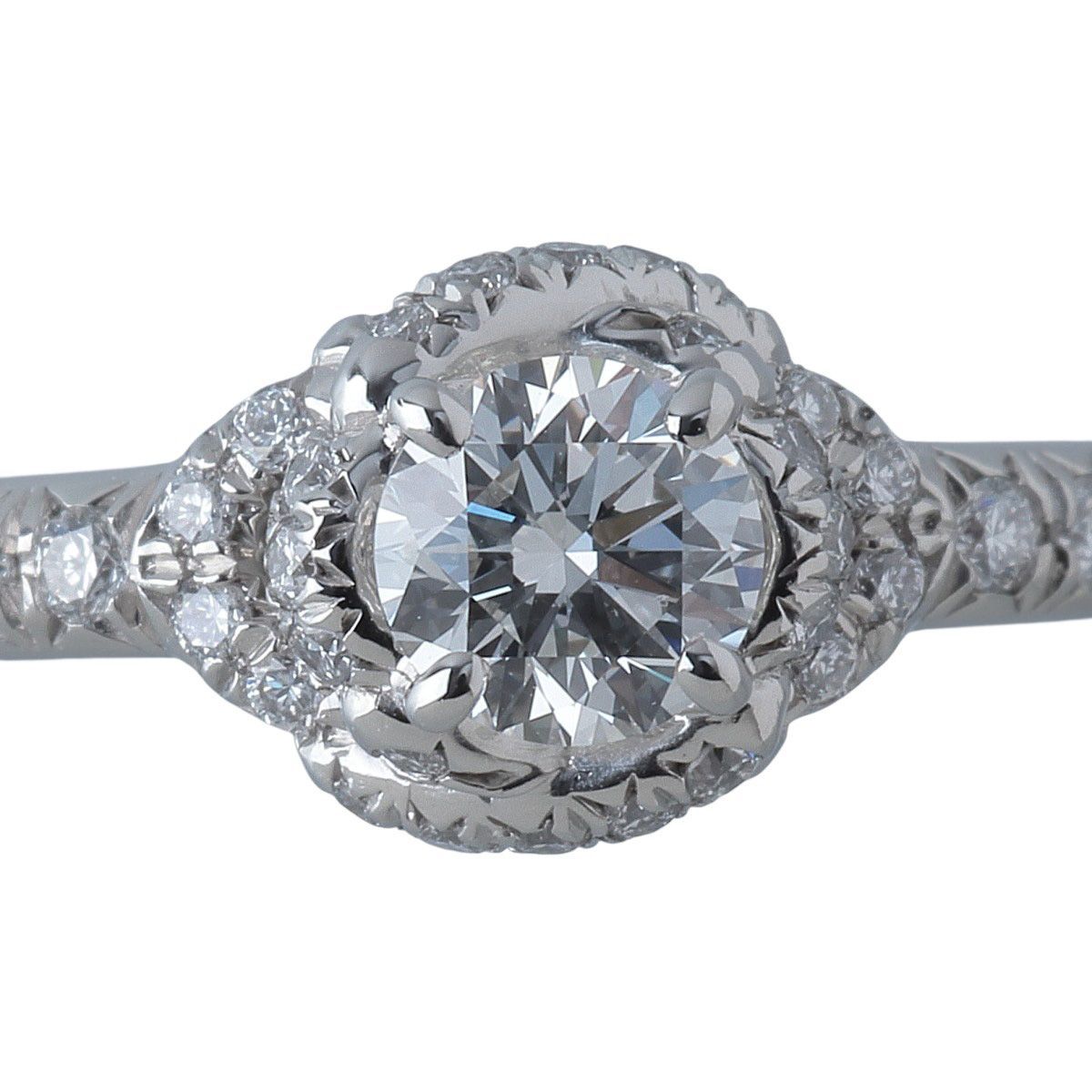 ショーメ リアン ダムール ソリテール リング ダイヤ0.32ct E-VVS1-3EX 47 Pt950 保証書 2017年 GIA鑑定書 仕上げ済 CHAUMET 24100