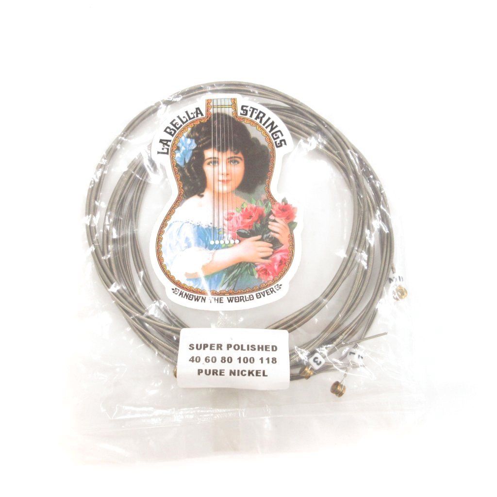 LA BELLA STRINGS ベース弦 5弦 40 60 80 100 118 シルバーカラー |AE