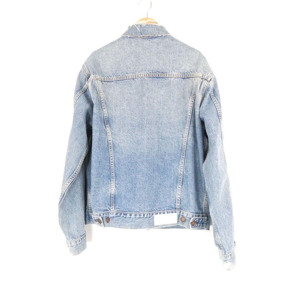 RE DONE リダン 188-4WOT デニムジャケット S コットン100％ ダメージ加工 レディース AY7379A54