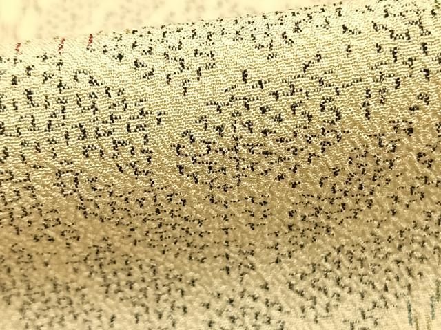 平和屋着物▽本塩沢　単衣　幾何学花文　正絹　逸品　AABC3965fy 平和屋着物▽本塩沢 単衣 幾何学花文 正絹 逸品 AABC3965fy - メルカリ