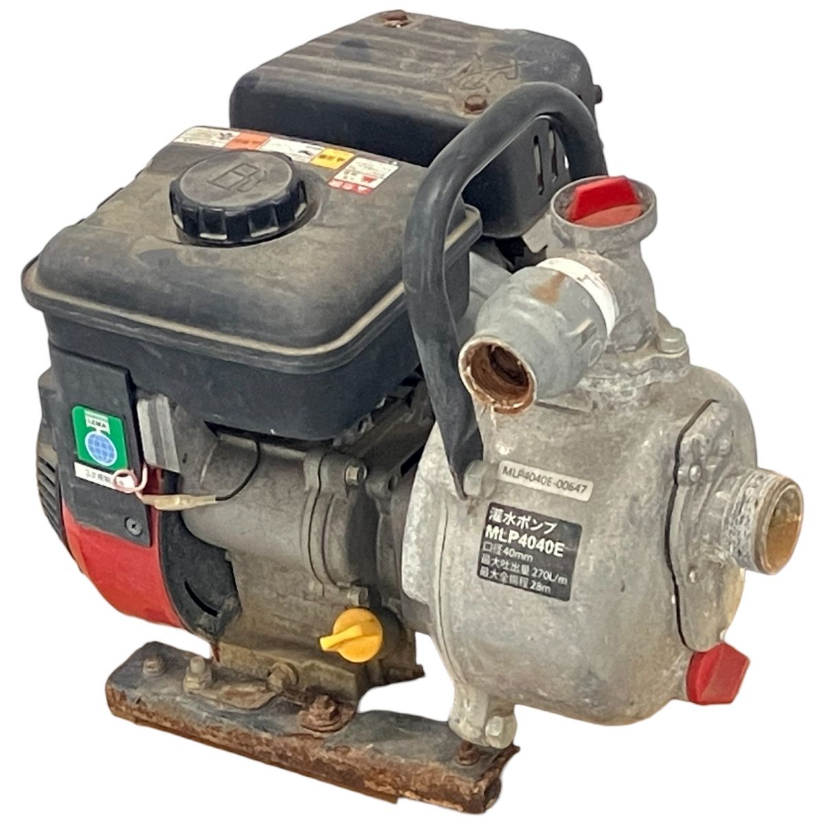 丸山製作所 灌水ポンプ MLP4040E 排水 吸水 ポンプ エンジンポンプ ジャンク F10463634