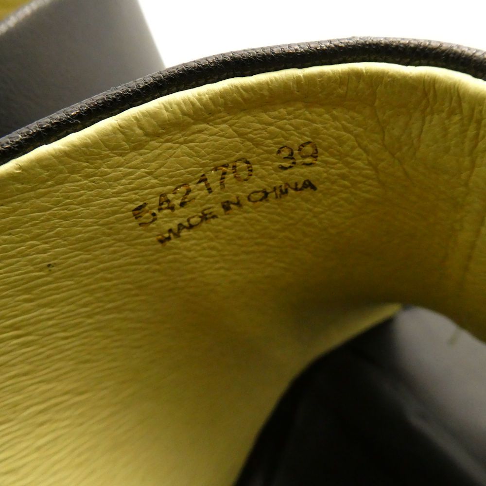 サークルヒール サンダル