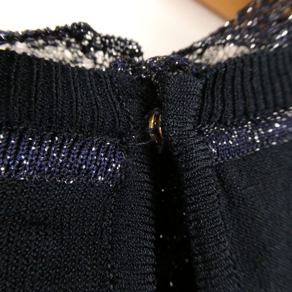 未使用 EPOCA エポカ スタンドカラーニットプルオーバー 40 キュプラ他  