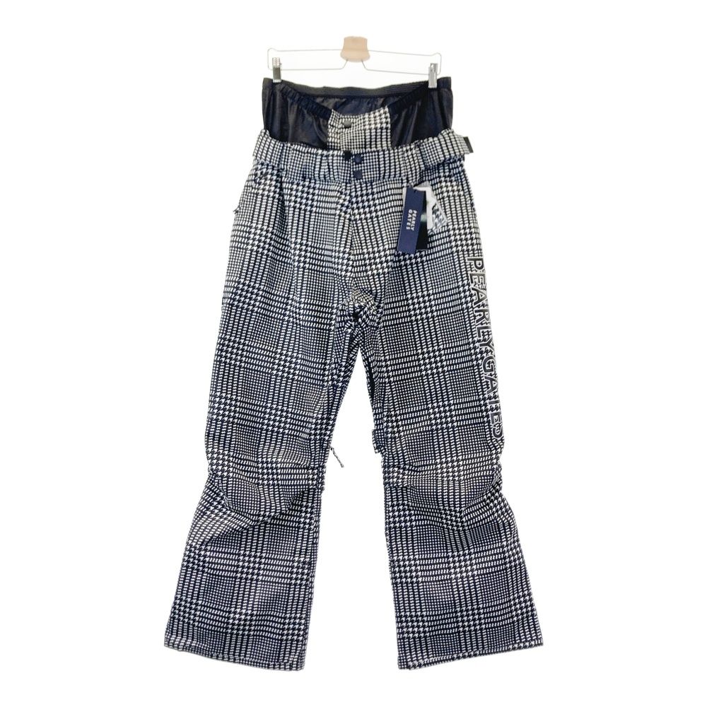サイズ 6 PEARLY GATES パーリーゲイツ 裏起毛 ナイロンパンツ 千鳥柄 ブラック系 240101548013 ゴルフウェア メンズ ストスト