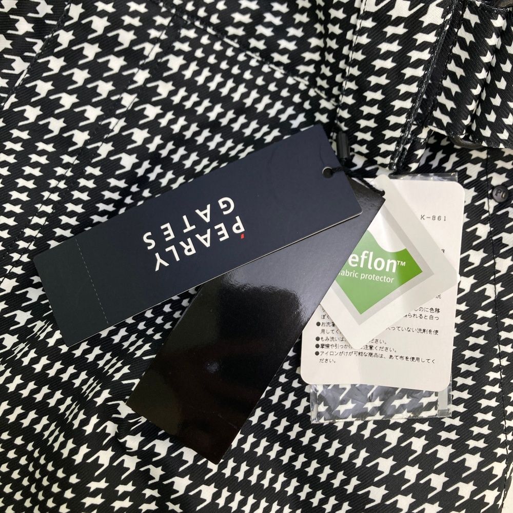 千鳥柄 ブラック系