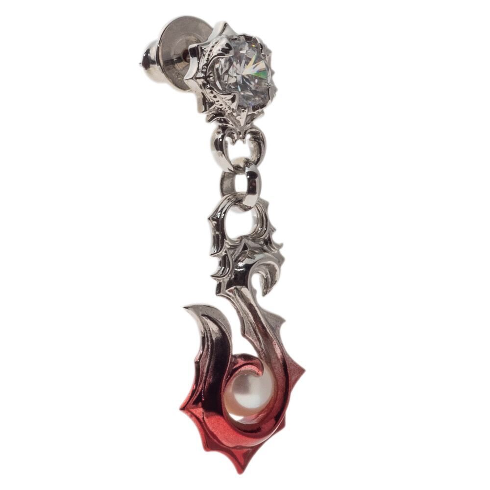 赤彩フィッシュフックピアス アルテミスキングス