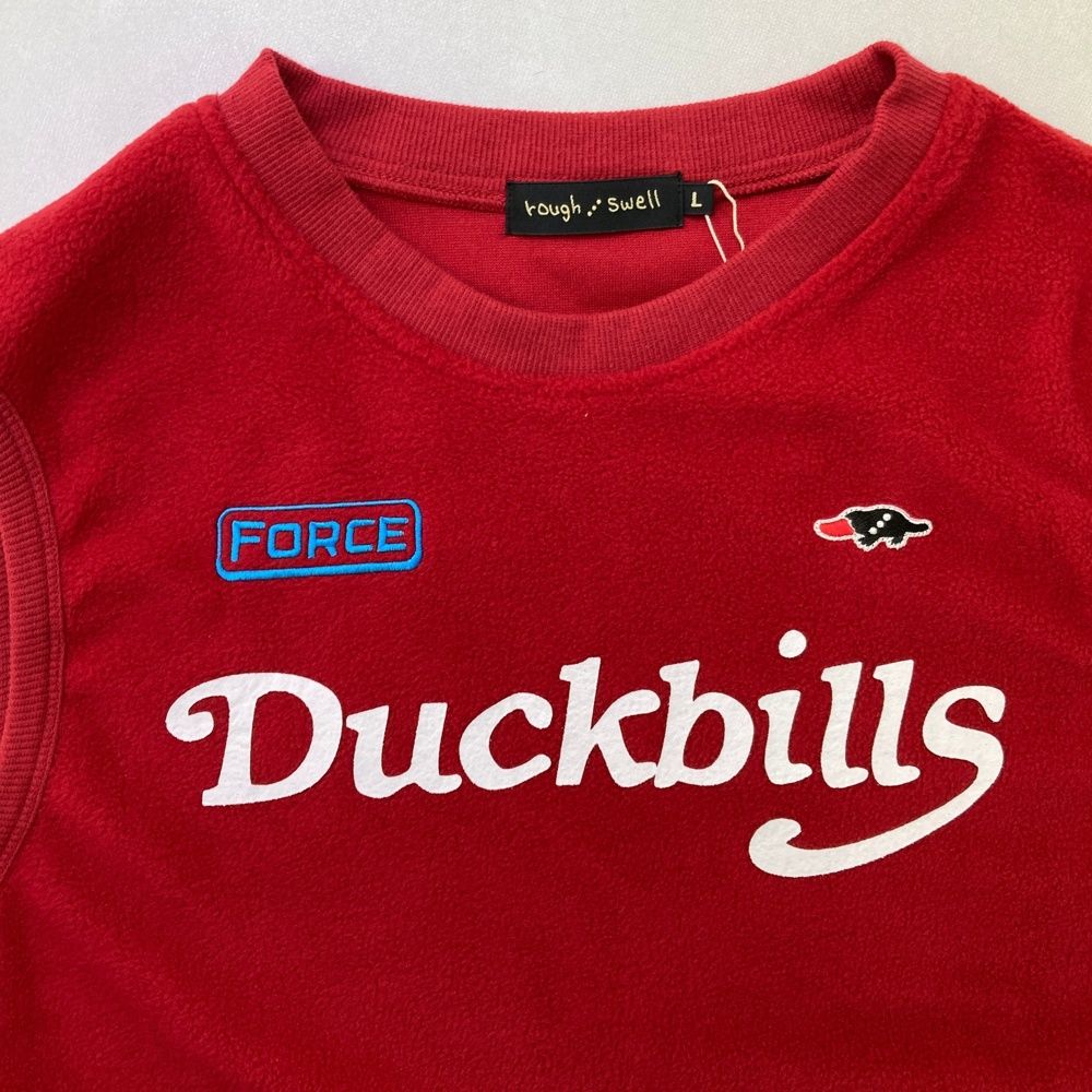 フリースベスト レッド系