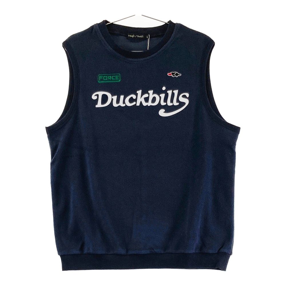 サイズ L ROUGH-SWELL ラフアンドスウェル 2025年 フリースベスト ネイビー系 240101550471 ゴルフウェア メンズ ストスト