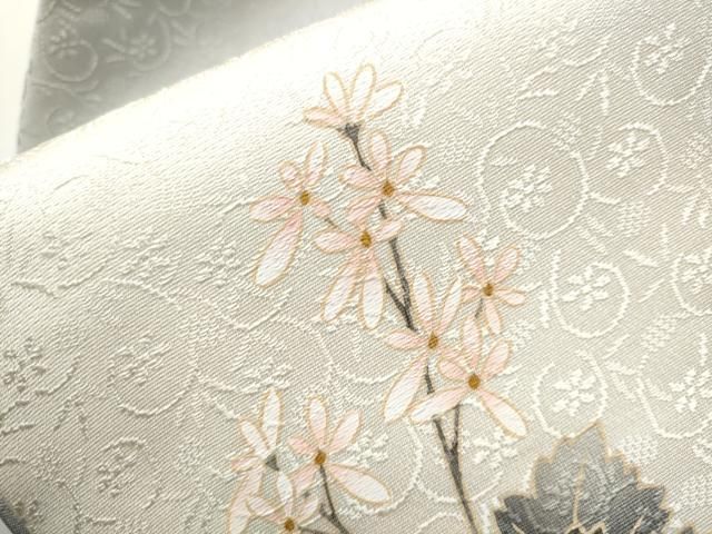 平和屋着物●九寸名古屋帯　草花文　金彩　正絹　逸品　CAAZ4337hy 平和屋着物○九寸名古屋帯 草花文 金彩 正絹 逸品 CAAZ4337hy 楽天市場】