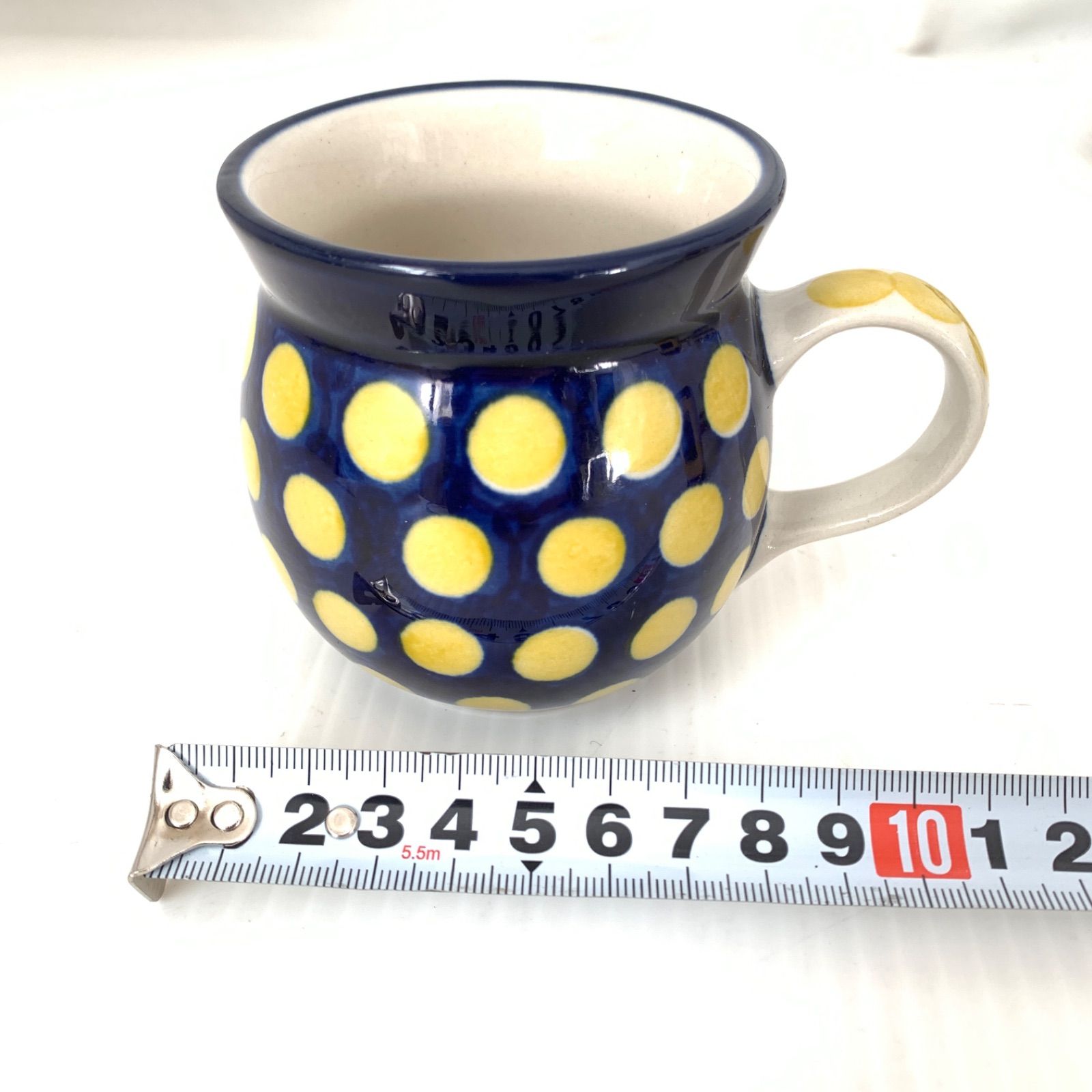 ♥品 ポーリッシュポタリー マグカップ４個 | スプーン２個セット M71106-15