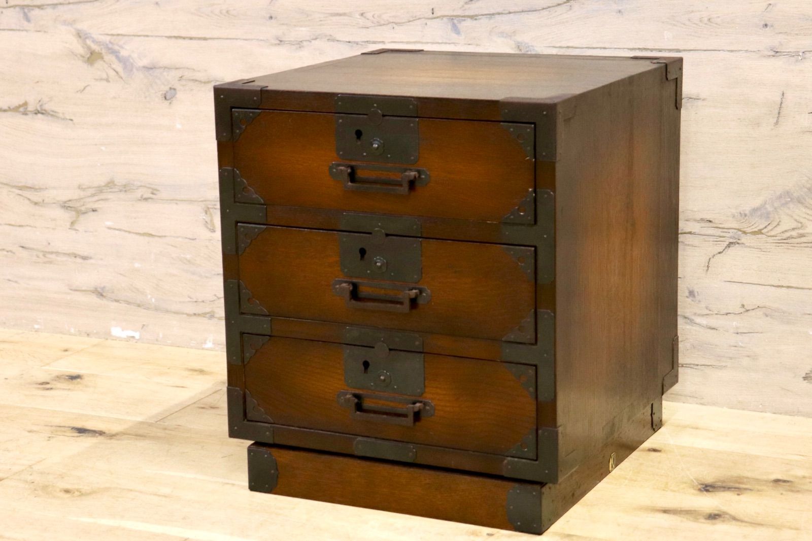 GMIH 85 B 飛騨産業 HIDA キツツキ 小箪笥 小引き出し 収納箱 和製アンティーク 昭和レトロ 和室 和モダン