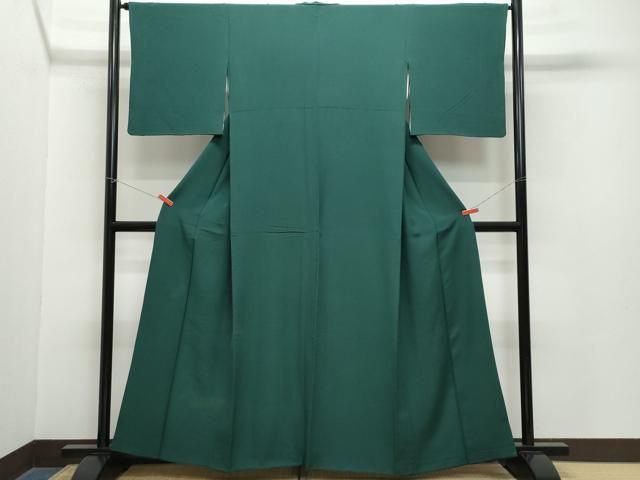 平和屋着物●上質な色無地 天鵞絨色 正絹 CAAZ8137vf