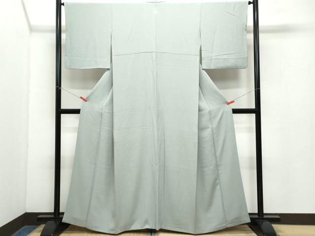 平和屋着物●上質な色無地 蕎麦切色 正絹 CAAZ8156vf