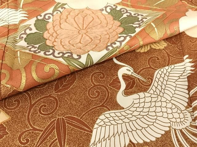 鳳凰花菱文 金彩