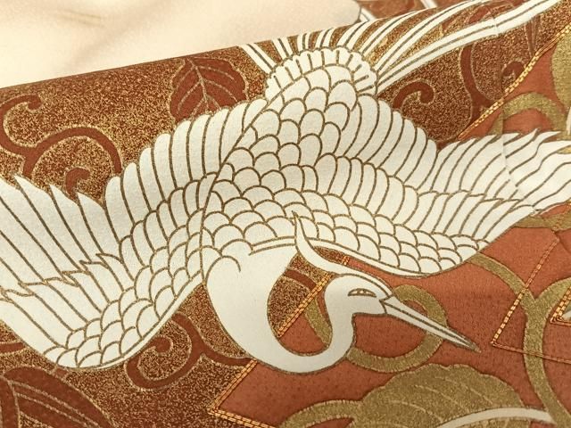 鳳凰花菱文 金彩