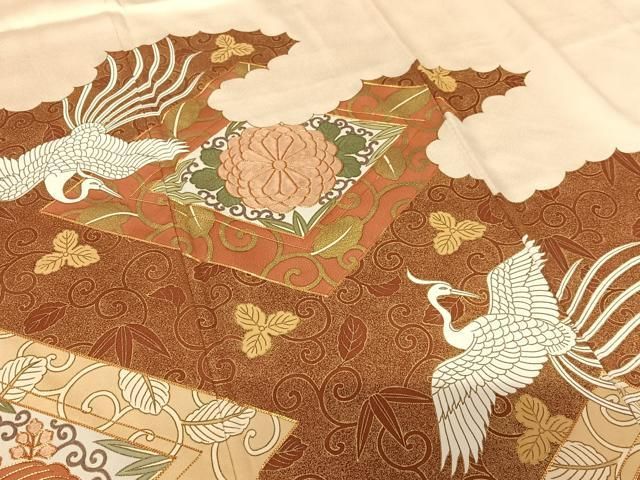 平和屋着物●豪華色留袖 駒刺繍