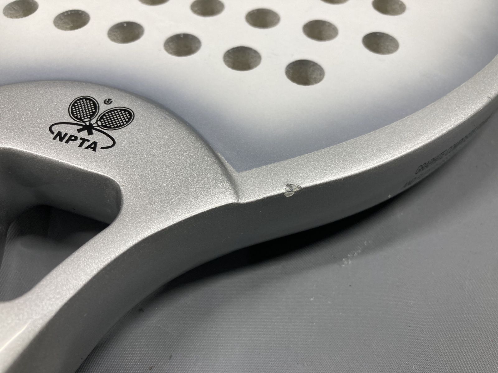 日本パドルテニス協会公認 ラケット PADDEX PS-202 NPTA シルバー