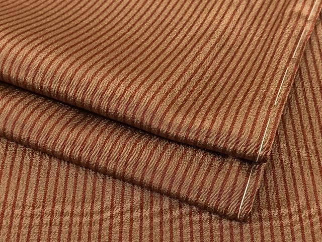 平和屋着物●上質な小紋 縞 正絹 ♥ zg