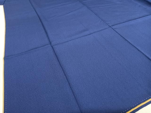 平和屋着物●上質な色無地 鉄紺色