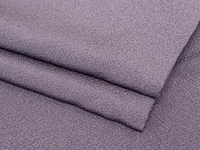 平和屋着物●上質な色無地 菫色 正絹 AABC5067zg