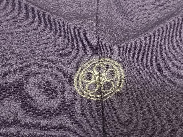 平和屋着物●上質な色無地 菫色