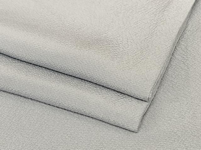 平和屋着物●上質な色無地 薄鼠色 正絹 AABC5071zg