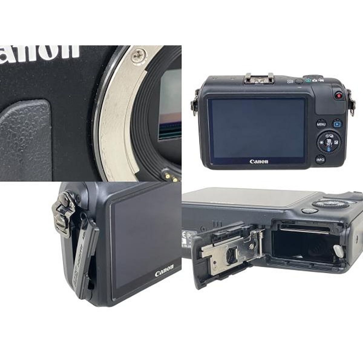 Canon EOS M ダブル レンズキット ミラーレス一眼 EF-M 18-55mm F3.5-5.6 | EF-M 22mm F2 STM ジャンク K10414583 WWW_SMP1DAWEKUDUS_SCH_ID