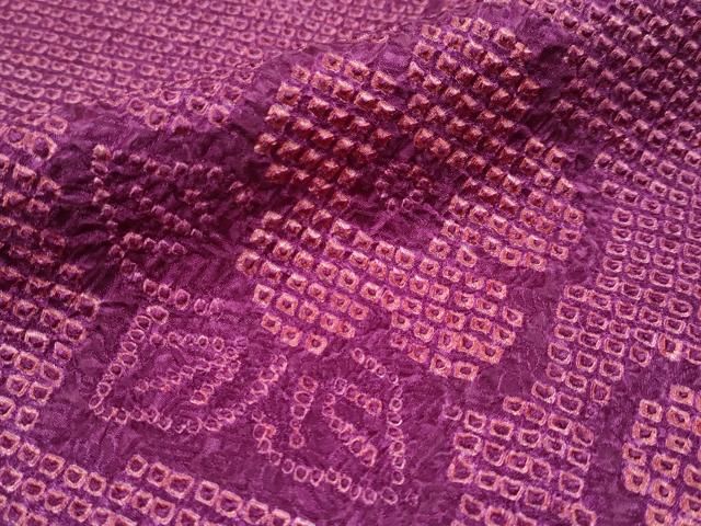  平和屋着物 上 七五三 女の子 7歳 祝着 総絞り 舞花文 暗紅色地 s 5 着物 着物ドレス 着物 浴衣 和小物