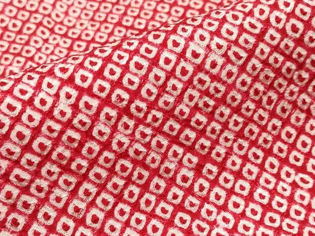  平和屋着物 上 七五三 女の子 3歳 祝着 被布セット 総絞り 朱 緋色 s 5 着物 着物ドレス 着物 浴衣 和小物