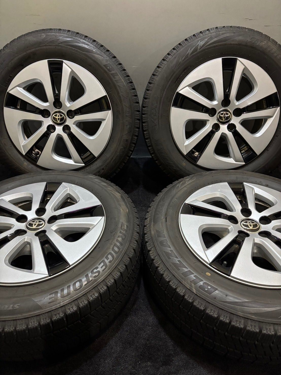 195 65 R 15 VRX 2 20年製 トヨタ 50 プリウス 15インチ 6 5 J 40 100 H スタッドレス 4本 南5 K 539