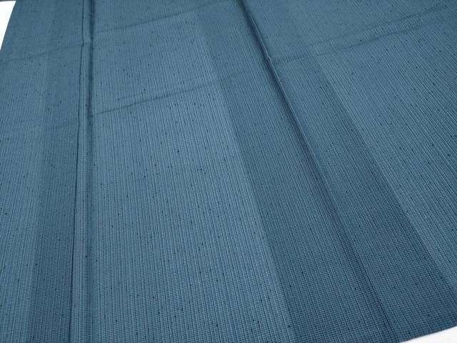 平和屋着物□極上 夏物 男性 紗紬 色無地 鉄御納戸色地 逸品 CYAA3629s5