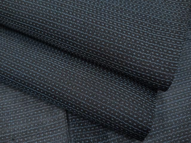 平和屋着物 上 夏物 男性 本場大島紬 夏大島 亀甲柄 濃紺地 CYAA3631s5