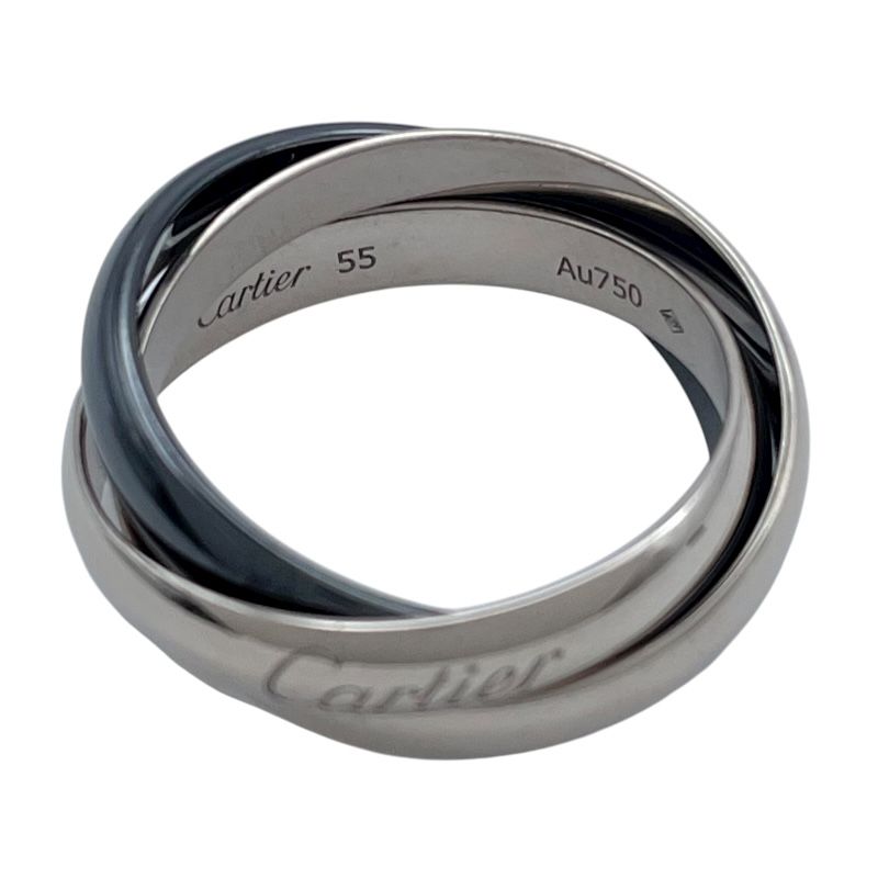 カルティエ Cartier トリニティリング ホワイトゴールド Au750 ジュエリー FORTGASGNV_COM_BR