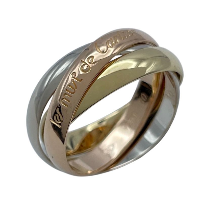 カルティエ Cartier マストデトリニティリング ゴールドxピンクゴールドxホワイトゴールド 750 ジュエリー