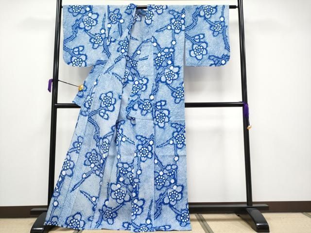 平和屋着物 上 夏物 浴衣 有松鳴海絞り 枝梅文 綿 CYAA3672s5