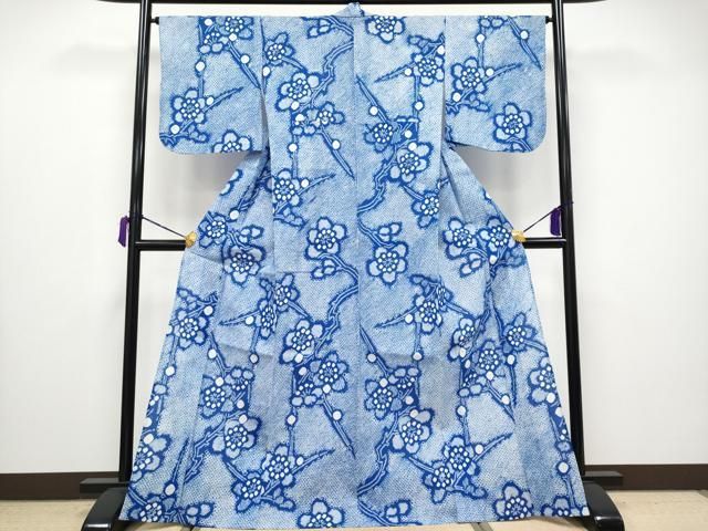 平和屋着物 上 夏物 浴衣 有松鳴海絞り 枝梅文 綿 CYAA3672s5