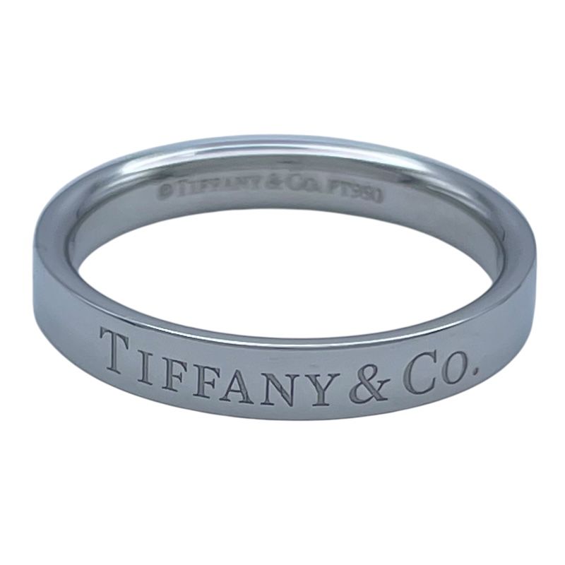 ティファニー TIFFANY＆CO フラットバンドリング プラチナ Pt950 ジュエリー