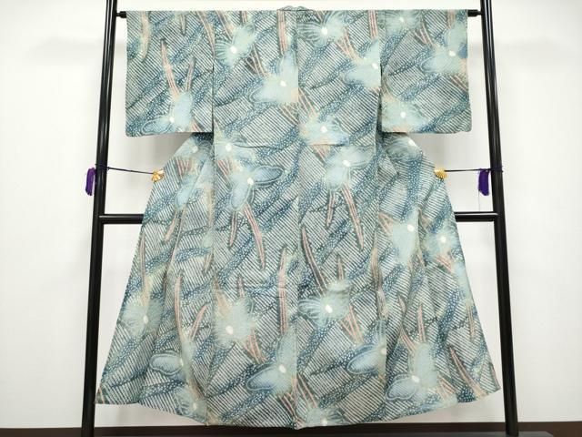 平和屋着物 上 夏物 浴衣 有松鳴海絞り 舞蝶文 綿 CYAA3673s5