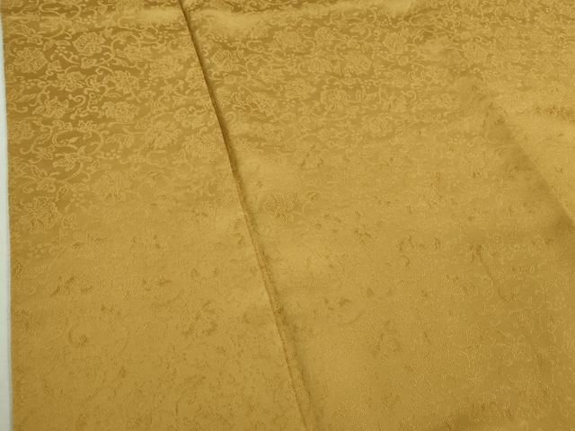 一重蔓小牡丹唐草地紋 金色