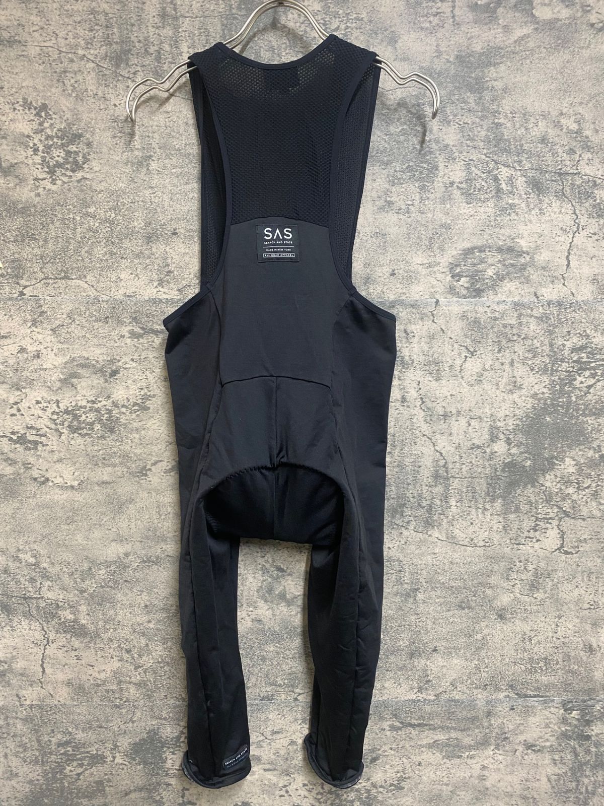 JJ928 サーチアンドステイツ SEARCH AND STATE ビブニッカー ブラック Ｍ 裏起毛