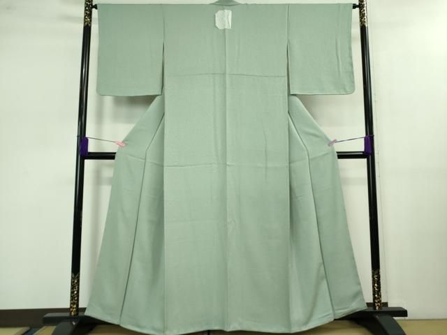 平和屋着物 上 色無地 千草鼠色 ♥ DZAB0786kh5