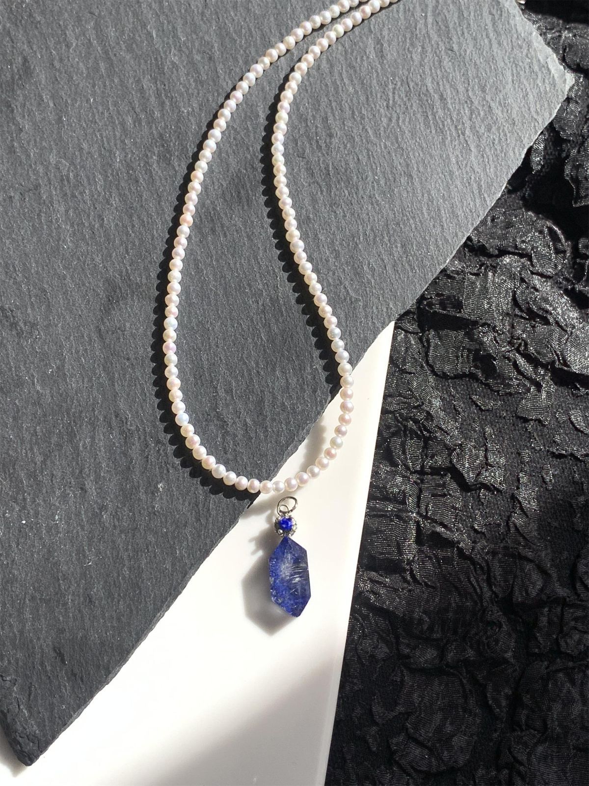 ラピスラズリ×ルチルクォーツ