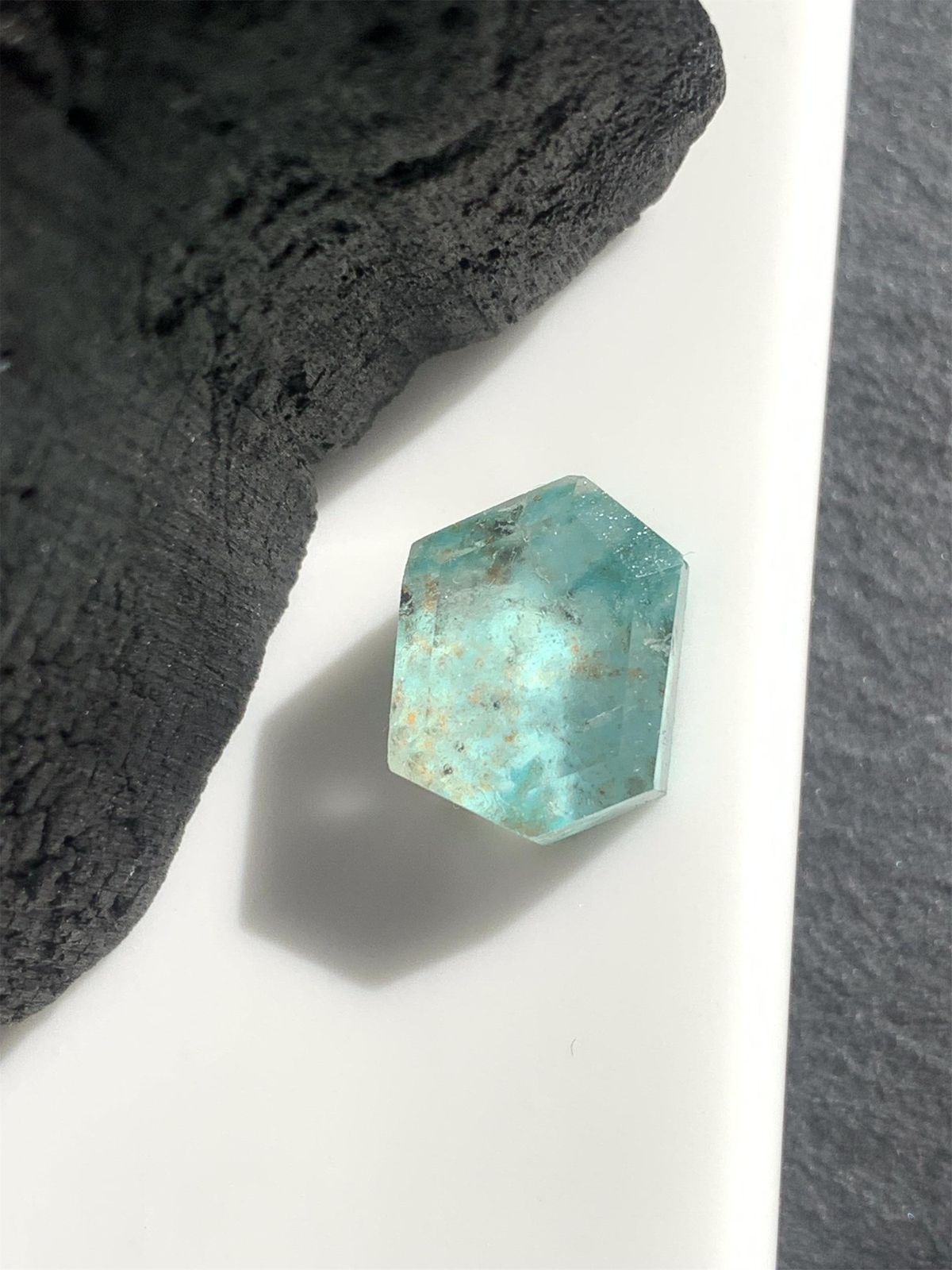 ターコイズ×クリスタルクォーツ ダブレット ストーン ラブラドライト ペンダント ネックレス チャーム SV 925シルバー １点もの 232-1