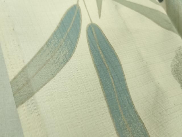 舞葉花文 洗える着物