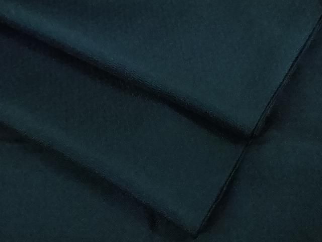  平和屋着物 上 男性 長羽織 単衣 お召地 色無地 青藍色 kh 5 羽織 着物 浴衣