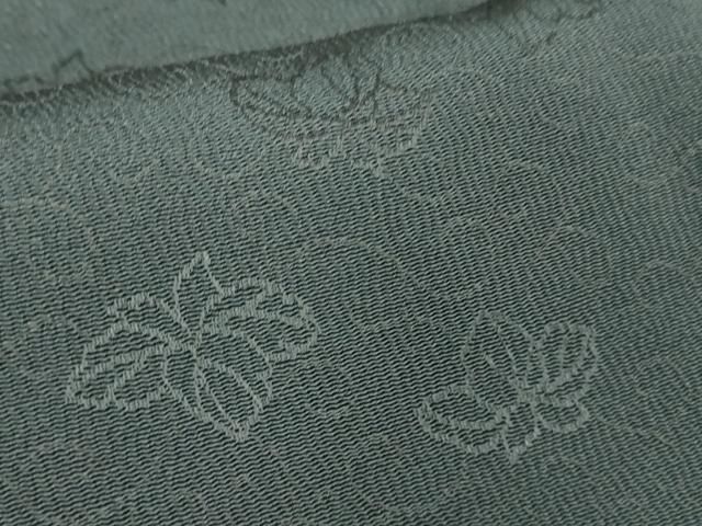 舞葉地紋×鉄御納戸色 唐草地紋×勿忘草色