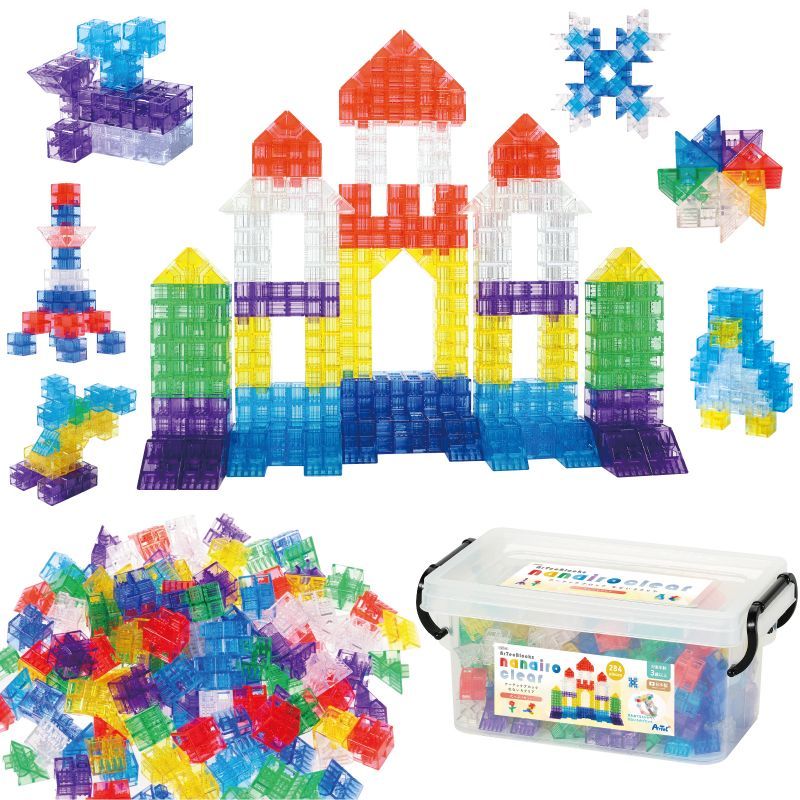 アーテック Artecブロック なないろクリア たっぷりセット 151141