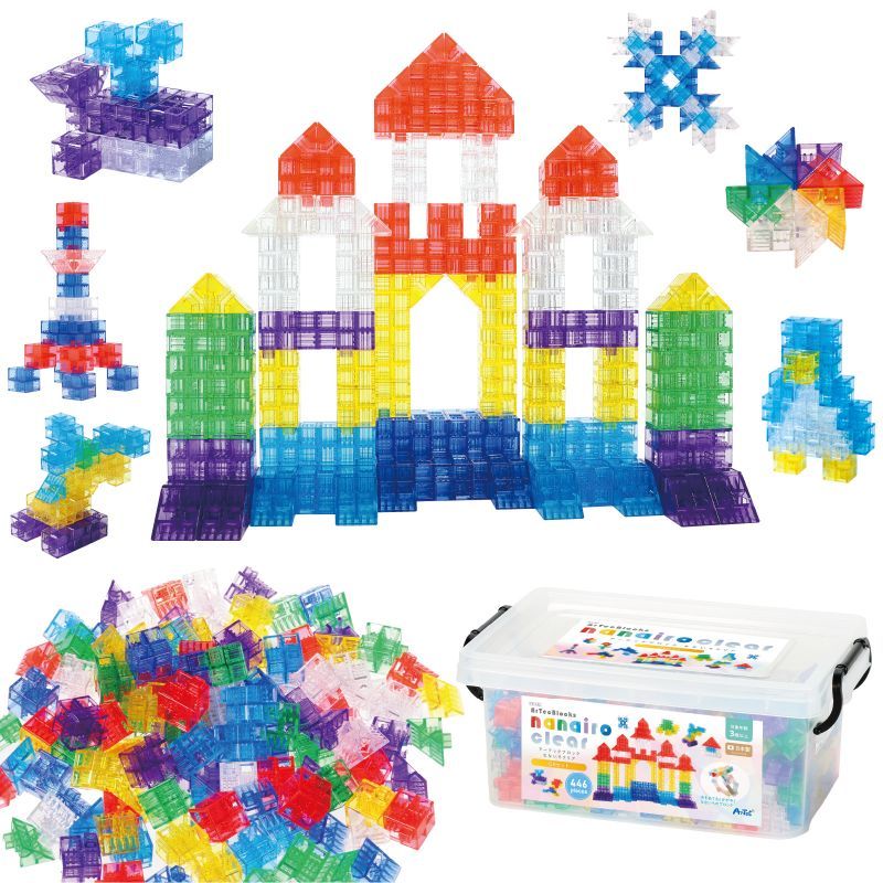 アーテック Artecブロック なないろクリア DXセット 151142