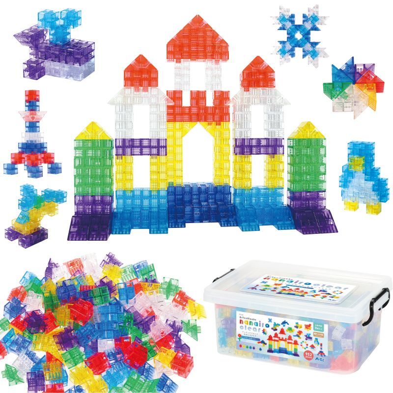 アーテック Artecブロック なないろクリア ドリームセット 151143