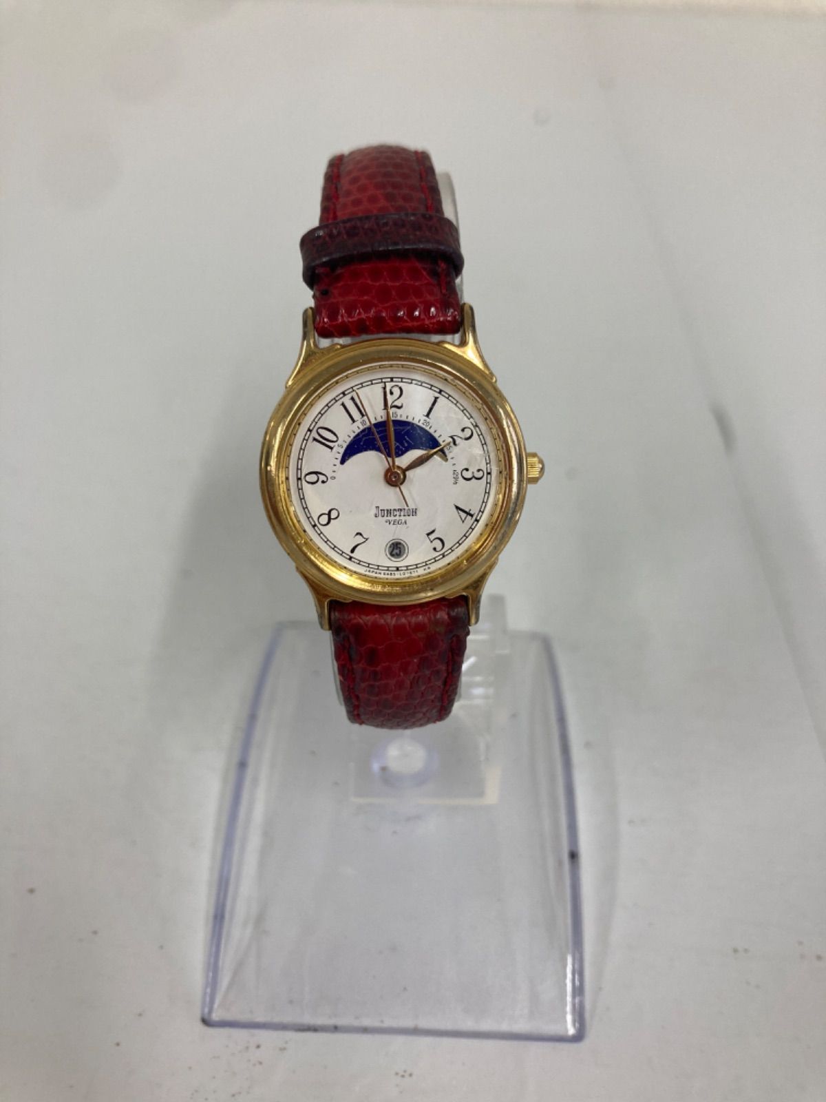 関ジャニズム♡銀テープ♡オレンジ2.黄.緑.紫 2【不動】CITIZEN VEGA junction ムーンフェイズ レッド 赤 ゴールド